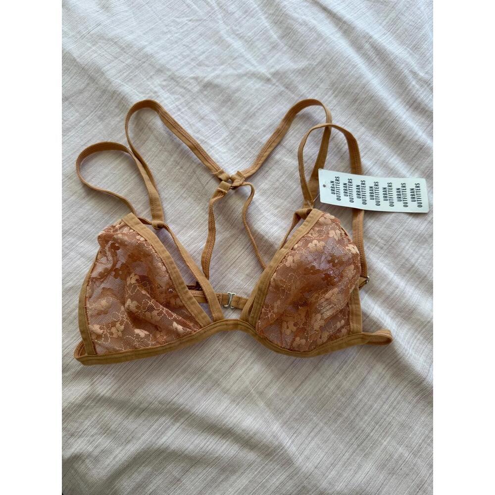 NWT Urban Outfitters Floral Lace Strappy Bralette small